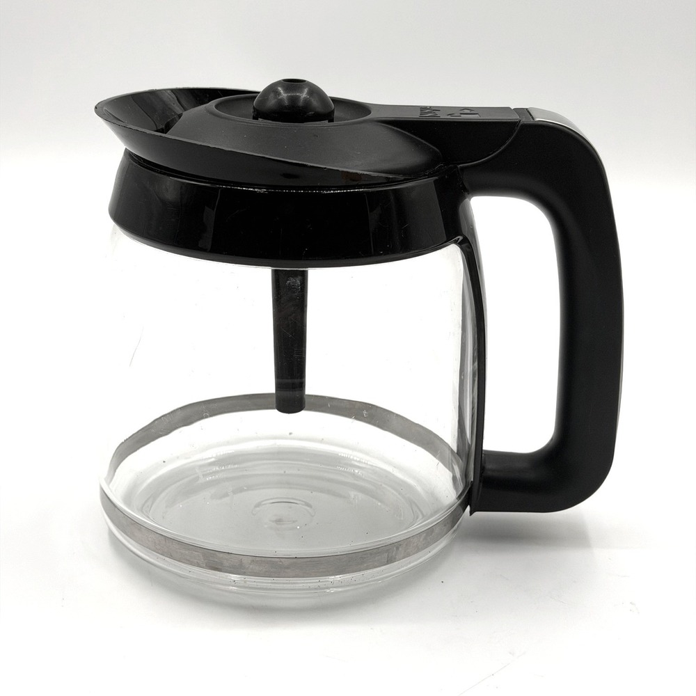 Ninja 12 Cup Glass Carafe Replacement Black Stainless Part CE251 CE200 CE201